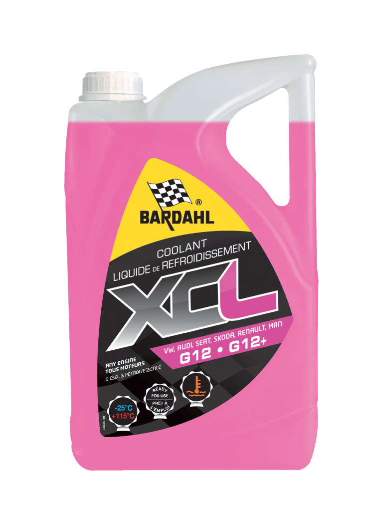Bardahl - Антифриз XCL G12/G12+ -25°C, готов, червен