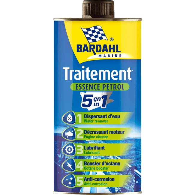 Bardahl Marine 5 в 1 за бензинови двигатели – 1 л